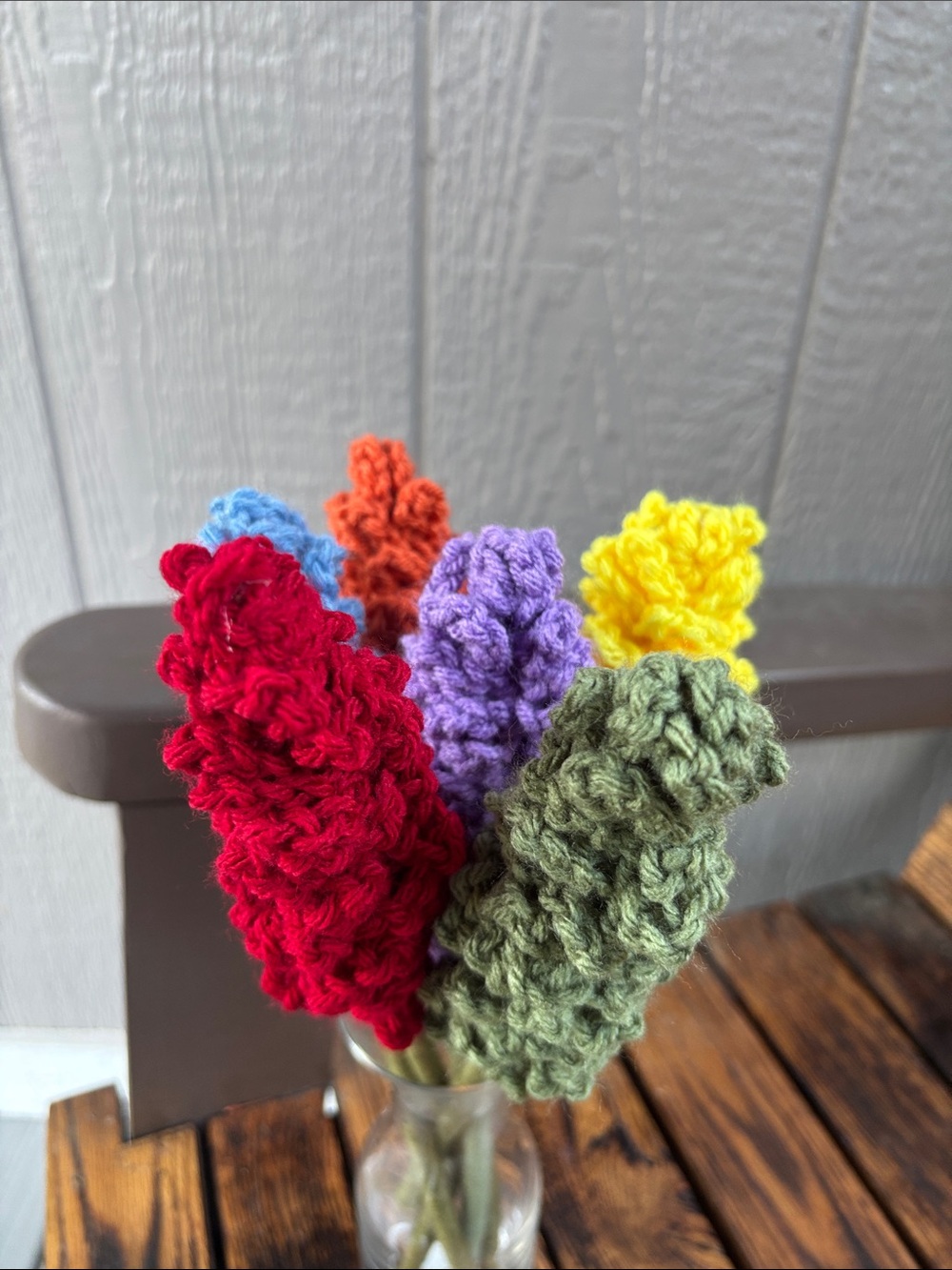 Crochet Rainbow Flowers - Picture 4 of 4